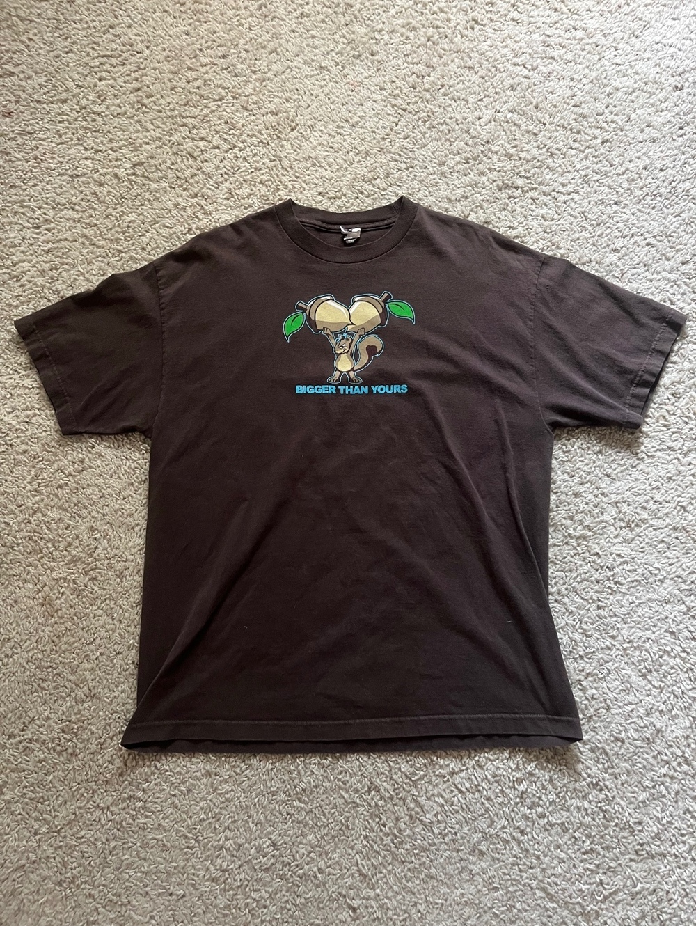 Alstyle Y2K Funny Squirrel Nuts Graphic Tee XL